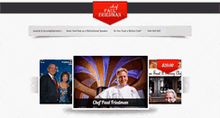 Desktop Screenshot of chefpaulfriedman.com